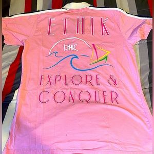 PINK ETHIK POLO SHIRT